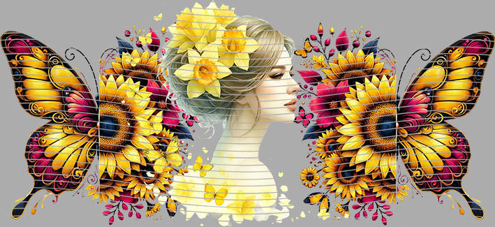 16oz Sunflower Girl-SU-272